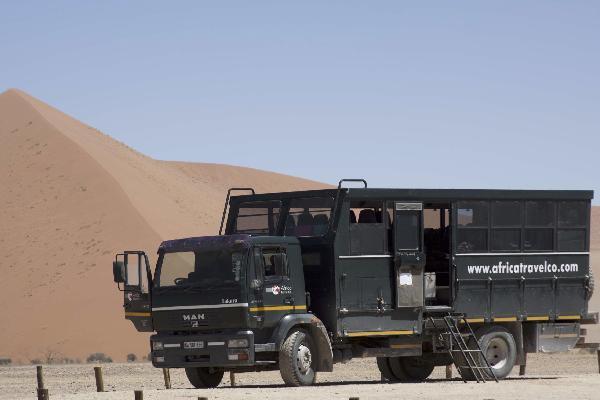 Safari Truck at Dune 45, Namibia