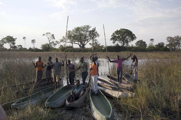 Okavango Delta natives, Botswana