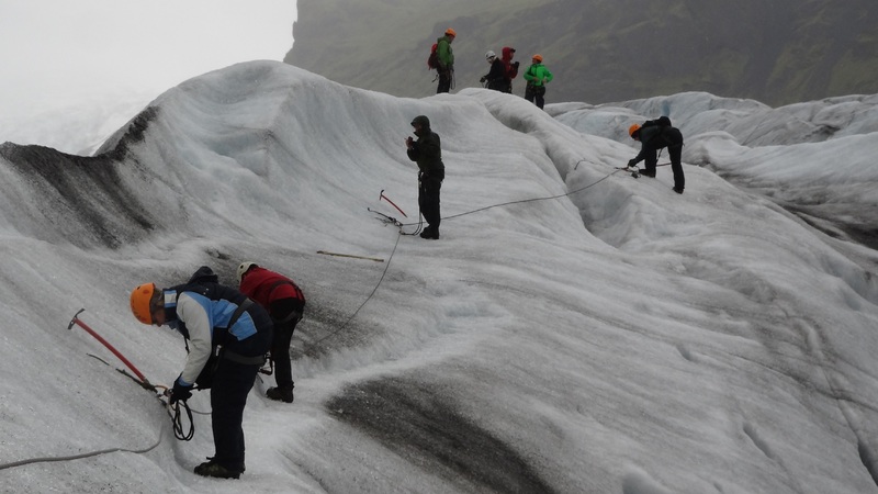 Iceland - climbing glacier