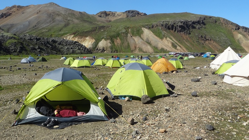 Iceland camping 