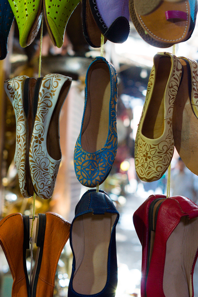 Shoes in Medina, Morocco 