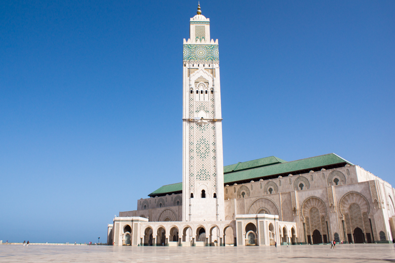 Hassan II Mosque in Casablanca, Morocco 