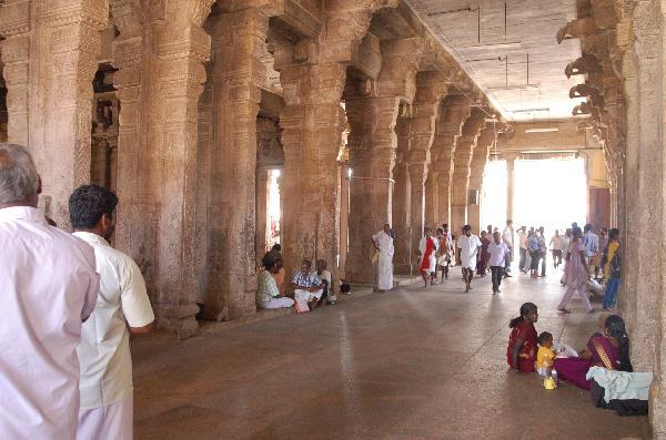 Beautiful temple complex Thanjavur on South India vacation