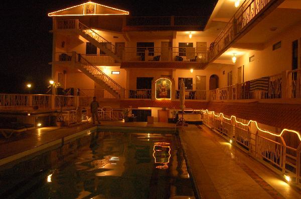 Our hotel in Mahabalipuram on South India tour