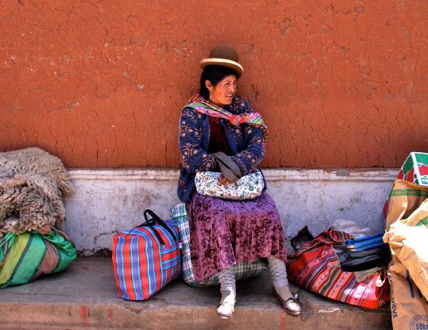 Bolivia, Isla del Sol daily life