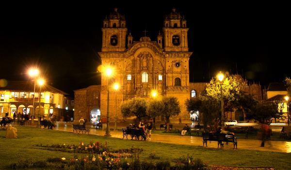 Peru, Cusco by night