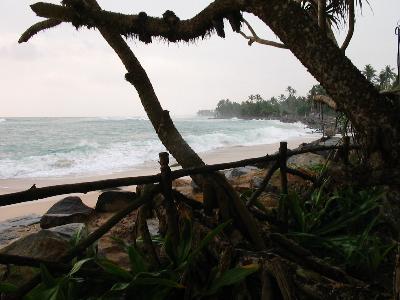 The coast in Ahangama, Sri Lanka