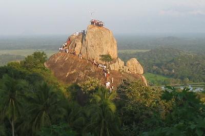 The SilaÂ Rock in Mihantale, Sri Lanka