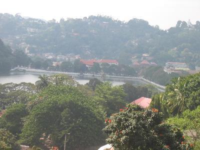 View over the lake in Kandy, Sri Lanka