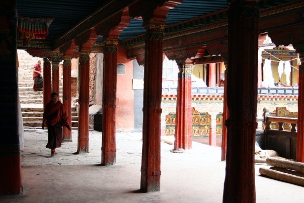 Tibet Red Columns  - Jessika Pilkes