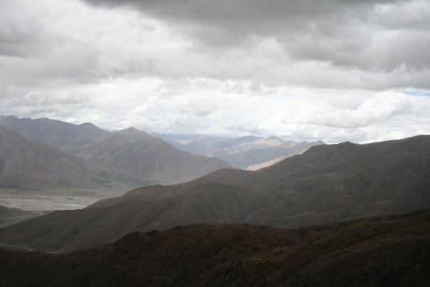 Tibetan Cloudcovered landscape - Jessika Pilkes