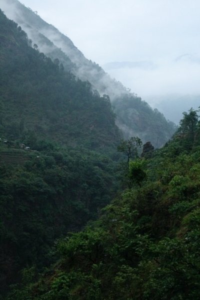 Misty mountainside Nepal-Jessika Pilkes