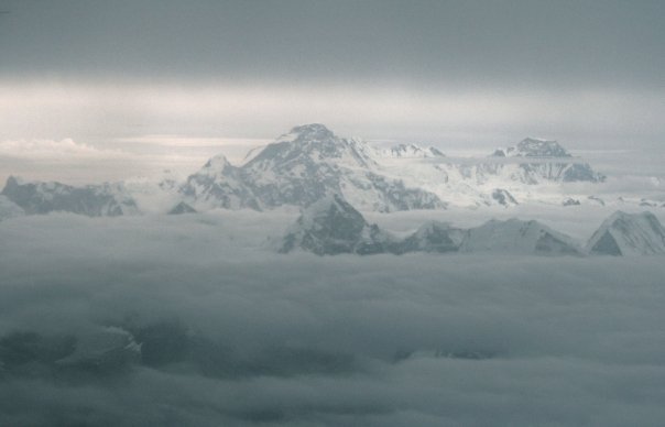 Cloud covered view of Mt. Everest, Nepal- Jessika Pilkes