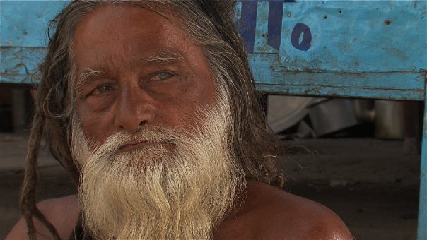 Bearded Man in Varanasi, India - Jessika Pilkes.
