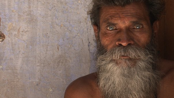 Portrait of bearded Indian man Varanasi, India - Jessika Pilkes