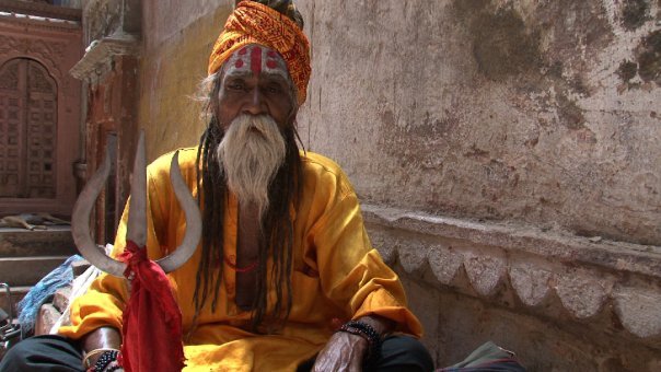 Holy Man in Varanasi, India - Jessika Pilkes