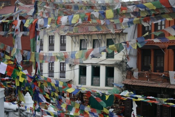 Prayer flags in Kathmandu, Nepal- Jessika Pilkes